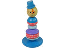 Wooden Educational Pyramid Dog with Hat Balancing Tower-3