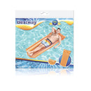Matelas gonflable pour la natation orange 183 x 76 cm bestway 44013