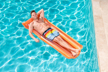 Matelas gonflable pour la natation orange 183 x 76 cm bestway 44013