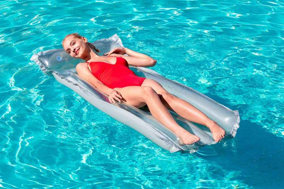 Matelas gonflable pour la natation, gris, 183 x 76 cm, Bestway 44013