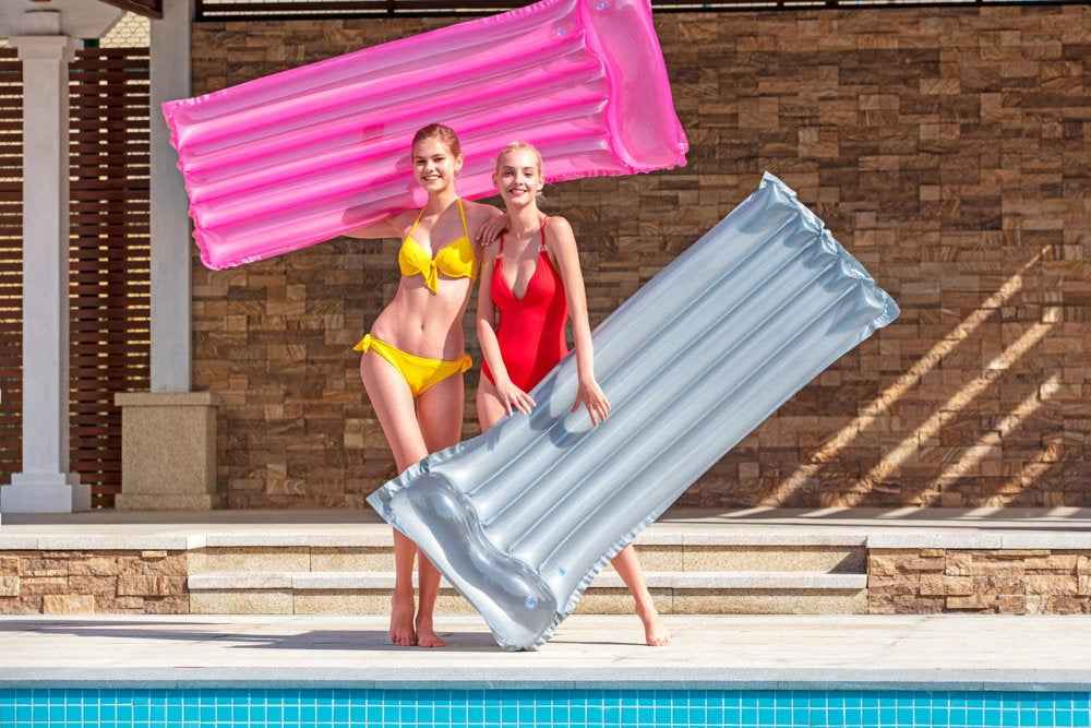 Matelas gonflable pour la natation, gris, 183 x 76 cm, Bestway 44013