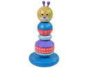Wooden Teddy Bear Educational Pyramid Balancing Tower-2