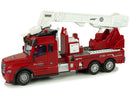 Camion de pompiers télécommandé 2,4 G, lumières et sons rouges