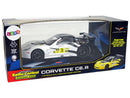 Racing Sports Car R/C 1:18 Corvette C6.R White 2.4 G Lights-8