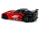 Racing Sports Car R/C 1:18 Corvette C6.R Red 2.4 G Lights-5
