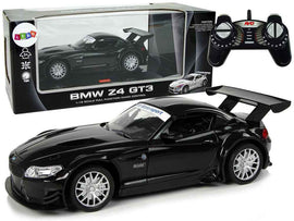 Voiture de sport télécommandée 1:18 BMW Z4 GT3 noire 2,4 G Lights