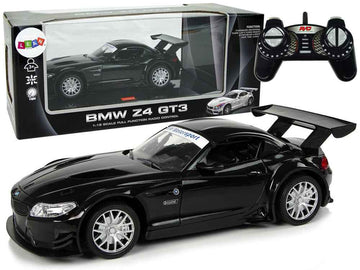 Voiture de sport télécommandée 1:18 BMW Z4 GT3 noire 2,4 G Lights