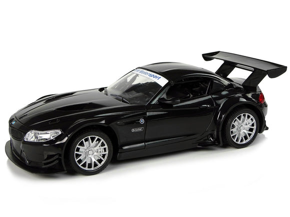 Voiture de sport télécommandée 1:18 BMW Z4 GT3 noire 2,4 G Lights