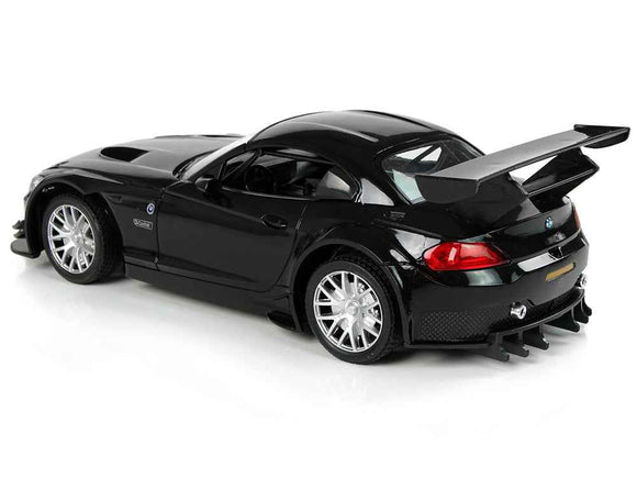 Voiture de sport télécommandée 1:18 BMW Z4 GT3 noire 2,4 G Lights