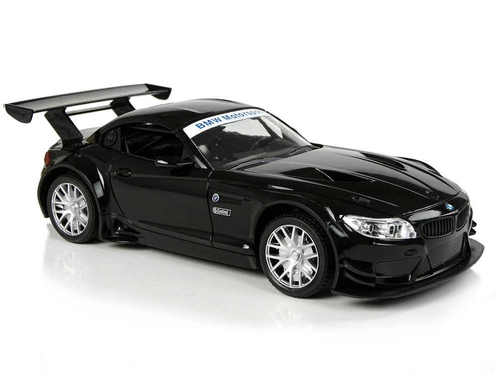 Voiture de sport télécommandée 1:18 BMW Z4 GT3 noire 2,4 G Lights