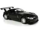 Voiture de sport télécommandée 1:18 BMW Z4 GT3 noire 2,4 G Lights