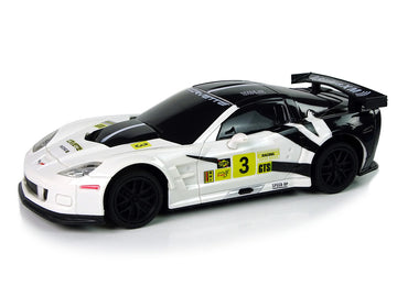 Sports Car R/C 1:24 Corvette C6.R White 2.4 G Lights - 0