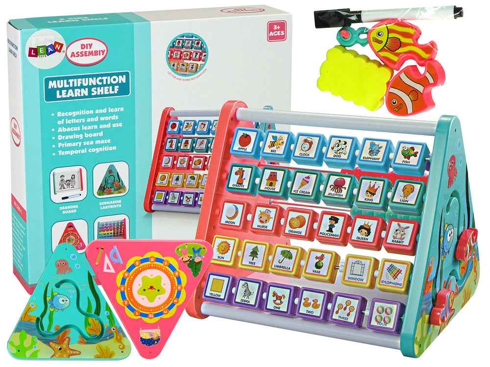 Learning Shelf Triangle Counters Letters Objects Animals