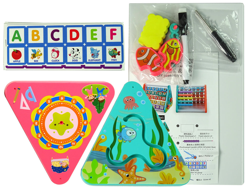 Learning Shelf Triangle Counters Letters Objects Animals