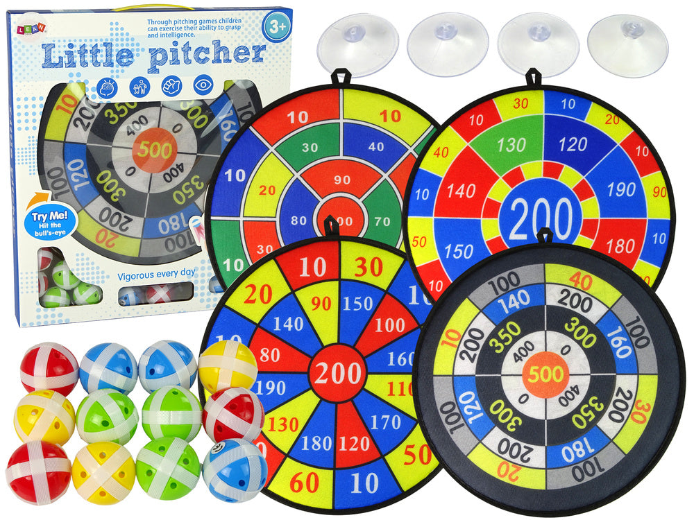 Jeu de fléchettes 36 cm avec boules de protection sur velcro