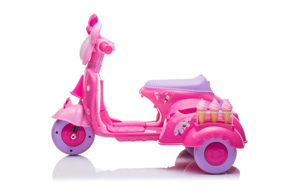 Scooter tricycle de magasin de crème glacée jt5258 rose