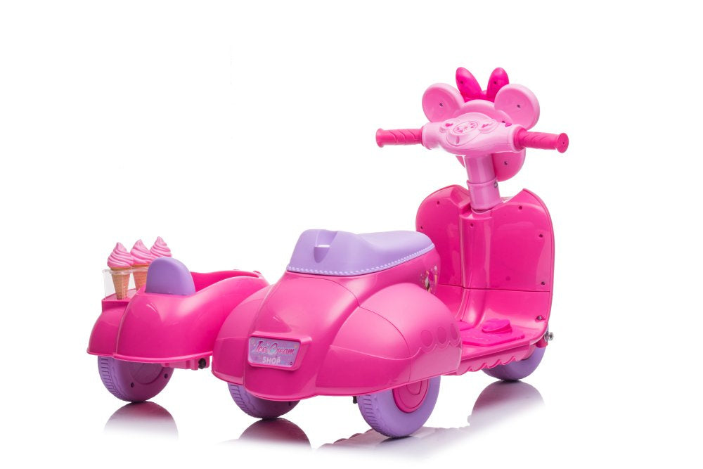 Scooter tricycle de magasin de crème glacée jt5258 rose