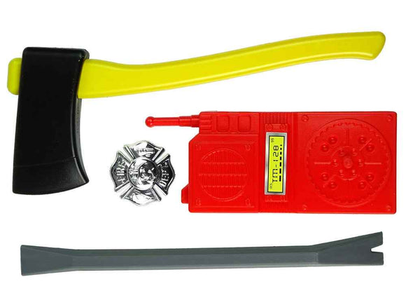 Brigade Set Fire Extinguisher Water Mask Helmet Red