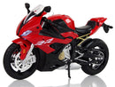 Moto modèle BMW S1000RR rouge sons lumières