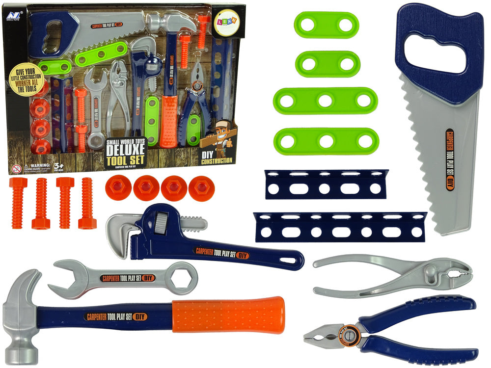 Kit d'outils pour bricoleur Tournevis Marteau Scie