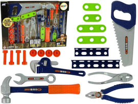 Handyman Set Tools Screwdriver Hammer Saw