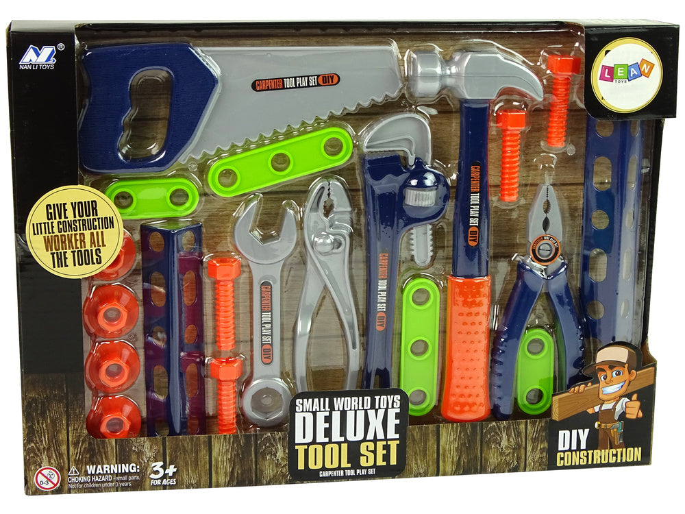 Kit d'outils pour bricoleur Tournevis Marteau Scie