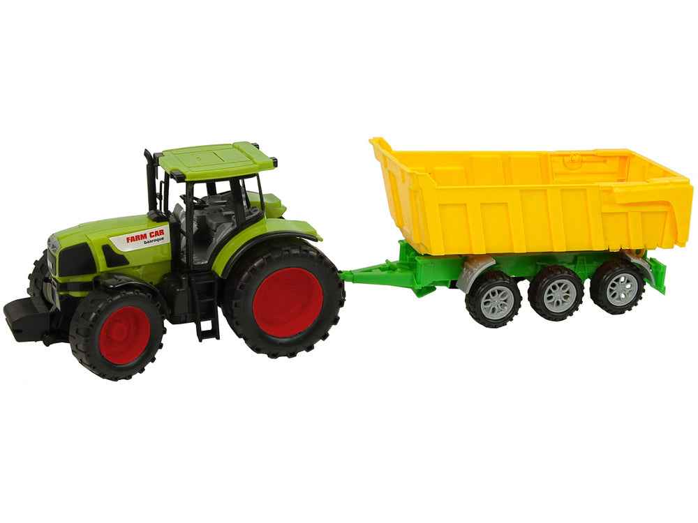 Tracteur Camion Benne Rouge Tracteur Jaune 50 cm