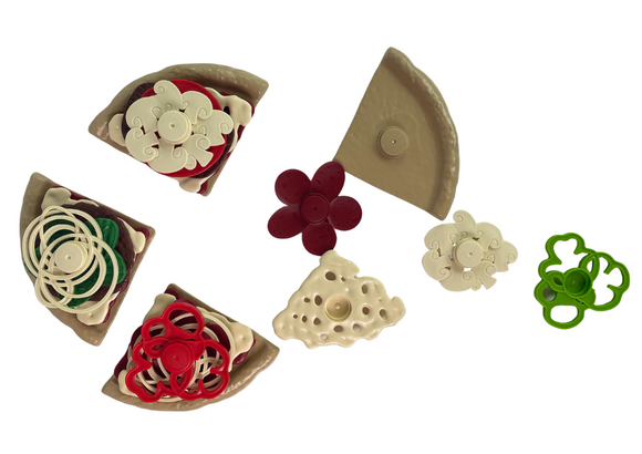 Ensemble de garnitures pour pizzas cuisine amusante nourriture