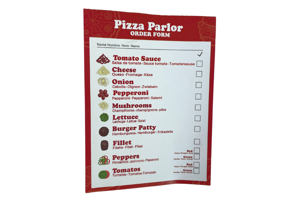 Ensemble de garnitures pour pizzas cuisine amusante nourriture