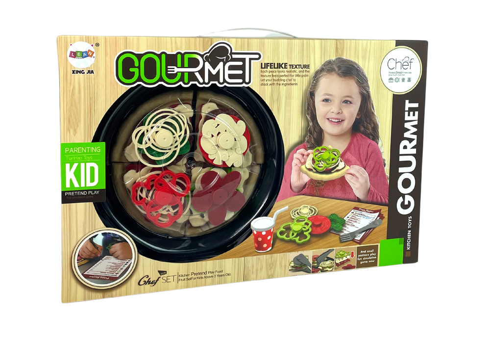 Ensemble de garnitures pour pizzas cuisine amusante nourriture