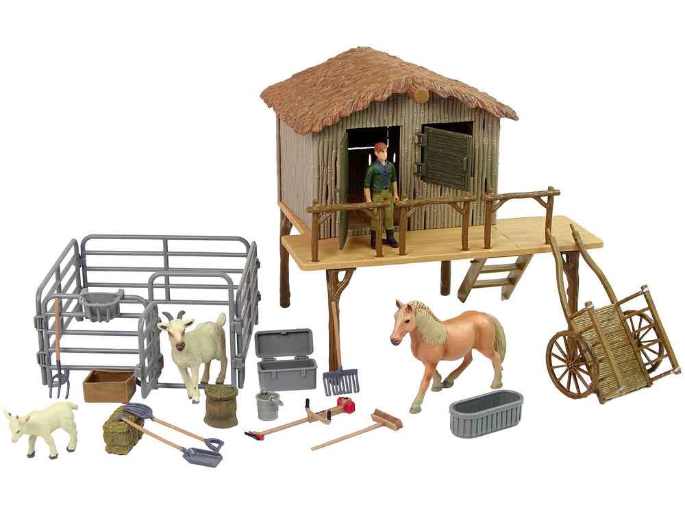 Kit de bricolage pour chevaux de ferme avec animaux