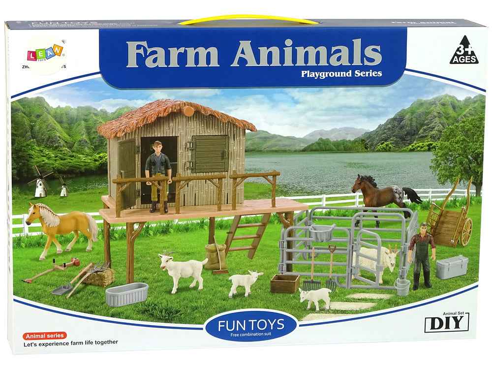 Kit de bricolage pour chevaux de ferme avec animaux