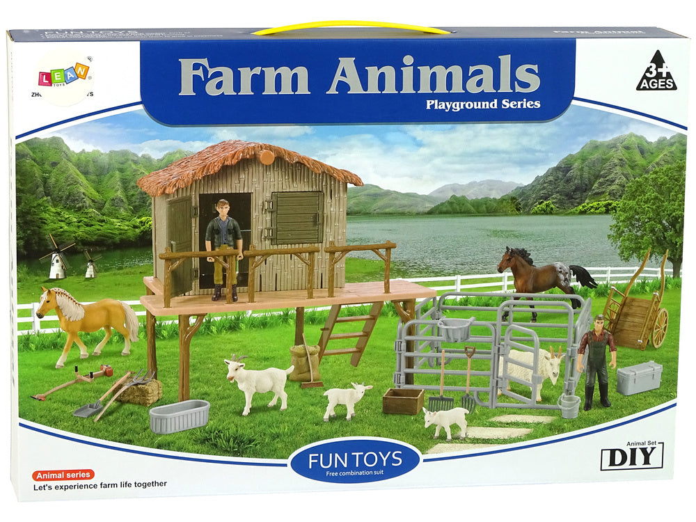 Kit de bricolage pour chevaux de ferme avec animaux