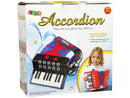 Accordion Musical Instrument for Kids Music Red
