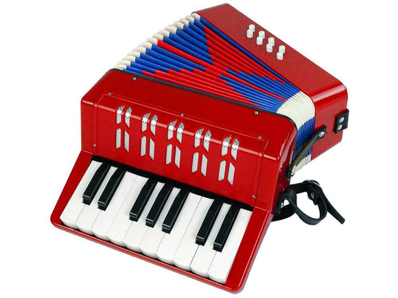 Accordion Musical Instrument for Kids Music Red