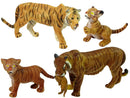 Africa Elephants Tigers Wild Animals Figure Set
