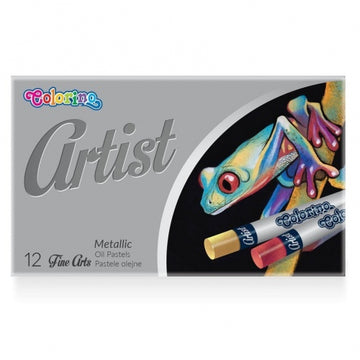 Colorino Artist Metallic Oil Pastels 12 colours