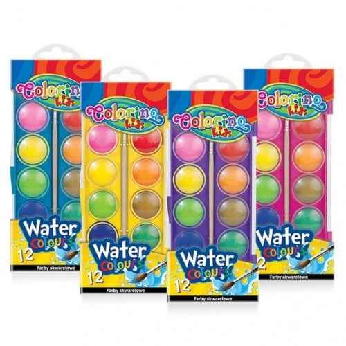 Aquarelles Colorino Kids petites 12 couleurs