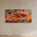 Woody Woodpecke reproduction officielle sur toile de l'œuvre