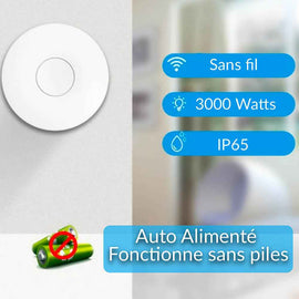 Kit prise commandée avec télécommande sans fil et sans pile - PURE21-R