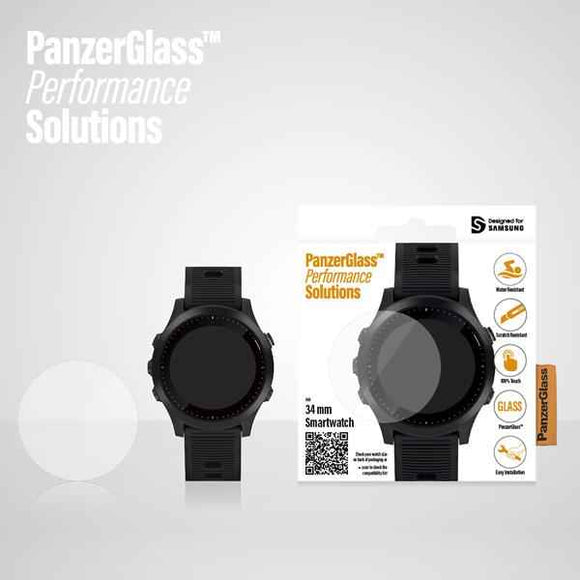 Protection d'écran PanzerGlass pour SmartWatch, 34 mm