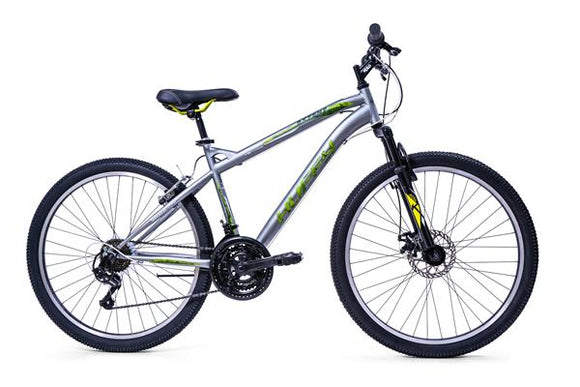 Huffy Extent 26" Men's Bicycle, Shimano TZ 31, Matte Gunmetal
