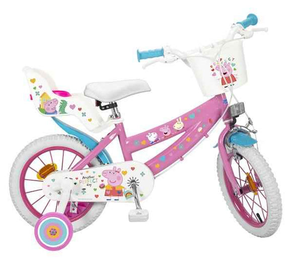 Vélo enfant 14" Peppa Pig rose 1495 TOIMSA