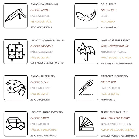 Panneau mural 3D Profhome 3D 704500 Ledge Stone Portland Cement Panneau décoratif gaufré d'aspect pierre brillant gris 2 m2