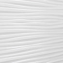 Panneau mural 3D Profhome 3D 704551 Wilderness White Panneau décoratif gaufré d'aspect plastique brillant blanc 1,7 m2