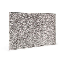Panneau mural 3D Profhome 3D 705048 Lamina Crosshatch Silver Panneau décoratif gaufré avec un dessin abstrait brillant argent 1,7 m2