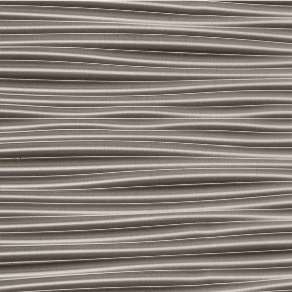 Panneau mural 3D Profhome 3D 705054 Wilderness Brushed Nickel Panneau décoratif gaufré d'aspect plastique brillant bronze 1,7 m2