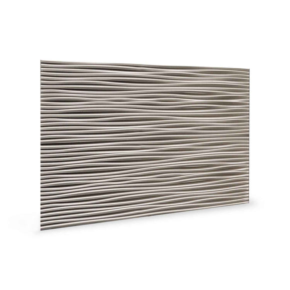 Panneau mural 3D Profhome 3D 705054 Wilderness Brushed Nickel Panneau décoratif gaufré d'aspect plastique brillant bronze 1,7 m2