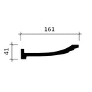 Corniche 150135 Profhome Moulure décorative design moderne blanc 2 m-4