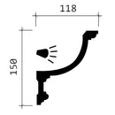 Profhome 150209 1 carton 8 pièces Corniche 16 m-5